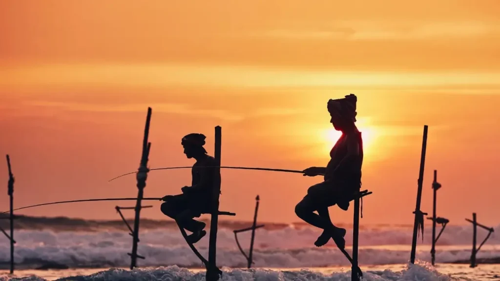 Koggala traditional fishing